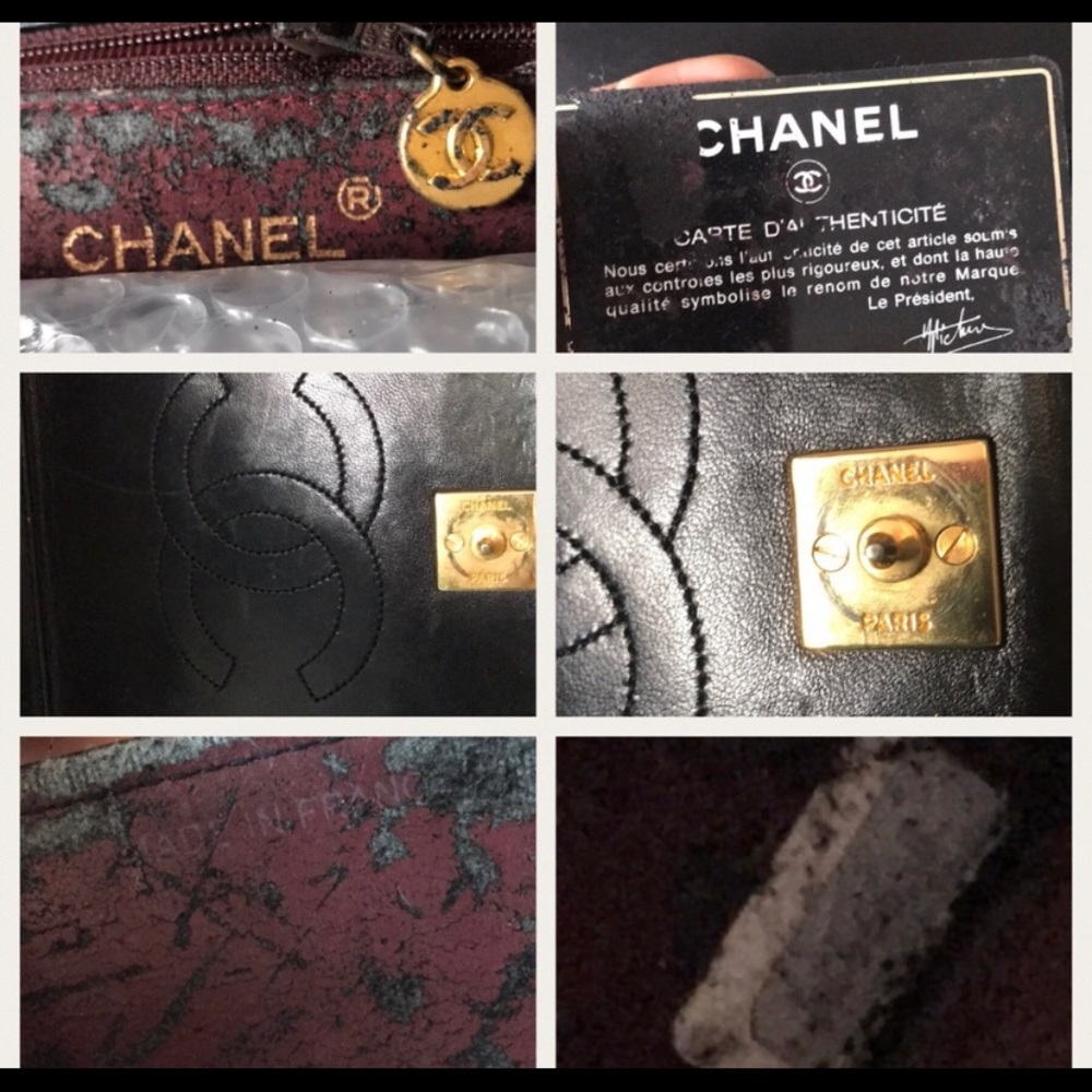 *Authentic* Chanel Vintage Chain Shoulder Flap Bag - Picture 5 of 15